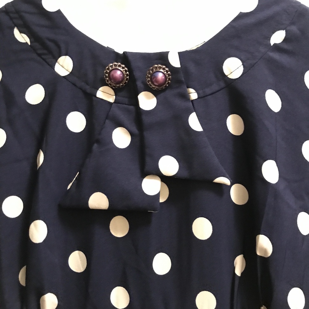 Polka dot retro swing dress by Hell Bunny